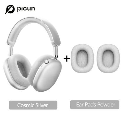 Auriculares inalámbricos Picun F8MAX ANC con cancelación activa de ruido híbrida de 59dB, audio espacial, Bluetooth 6.0, diseño over-ear y hasta 180H