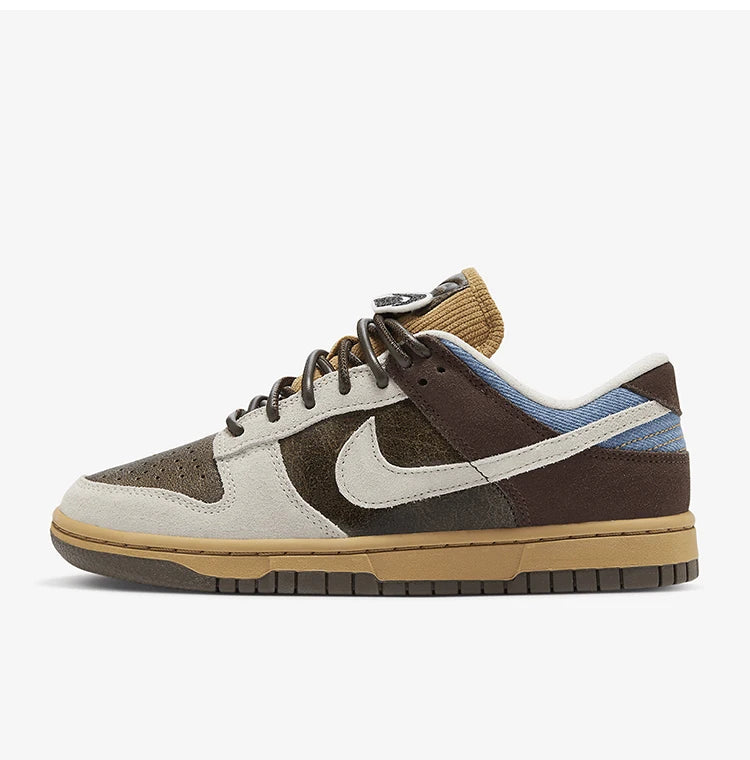 Nike Dunk Low da donna originali, leggere, rétro, casual, resistenti all’usura, scarpe da skate HQ3459-212