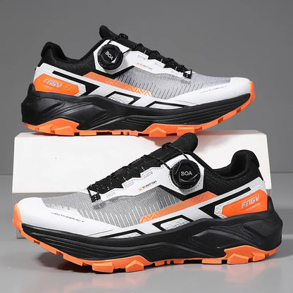 Scarpe da running da uomo primavera/estate, scarpe da trekking outdoor resistenti all’usura con chiusura BOA, stile sportivo e casual traspirante