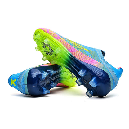 Breathable Football Shoes for Men, FG/AG Long Nail Artificial Turf Anti-Slip Sports Shoes, A Must-Have for Fans