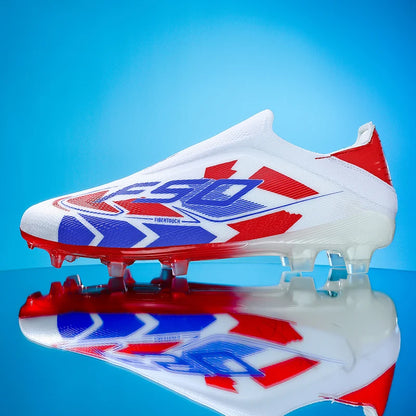 Nouvelles chaussures de football pour hommes, crampons de haute qualité, bottes de football pour terrain en herbe, idéales pour les matchs en extérieur, baskets légères mi-hautes, très vendues, antidérapantes, pour l'e