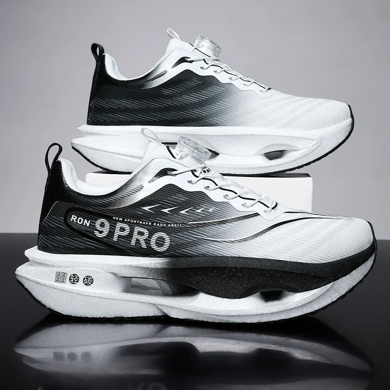 Zapatillas de running para hombre y mujer, transpirables, deportivas de competición, con amortiguación de carbono, ligeras, para jogging y entrenamiento masculino