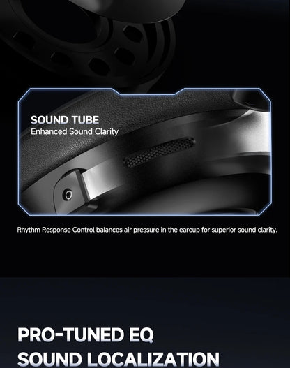New Wireless Gaming Headphone, Bluetooth 6.0, 53mm Titanium Drivers, 7.1 Virtual Surround Sound, 15ms Zero-Latency, for PC/PS5/Mobile
