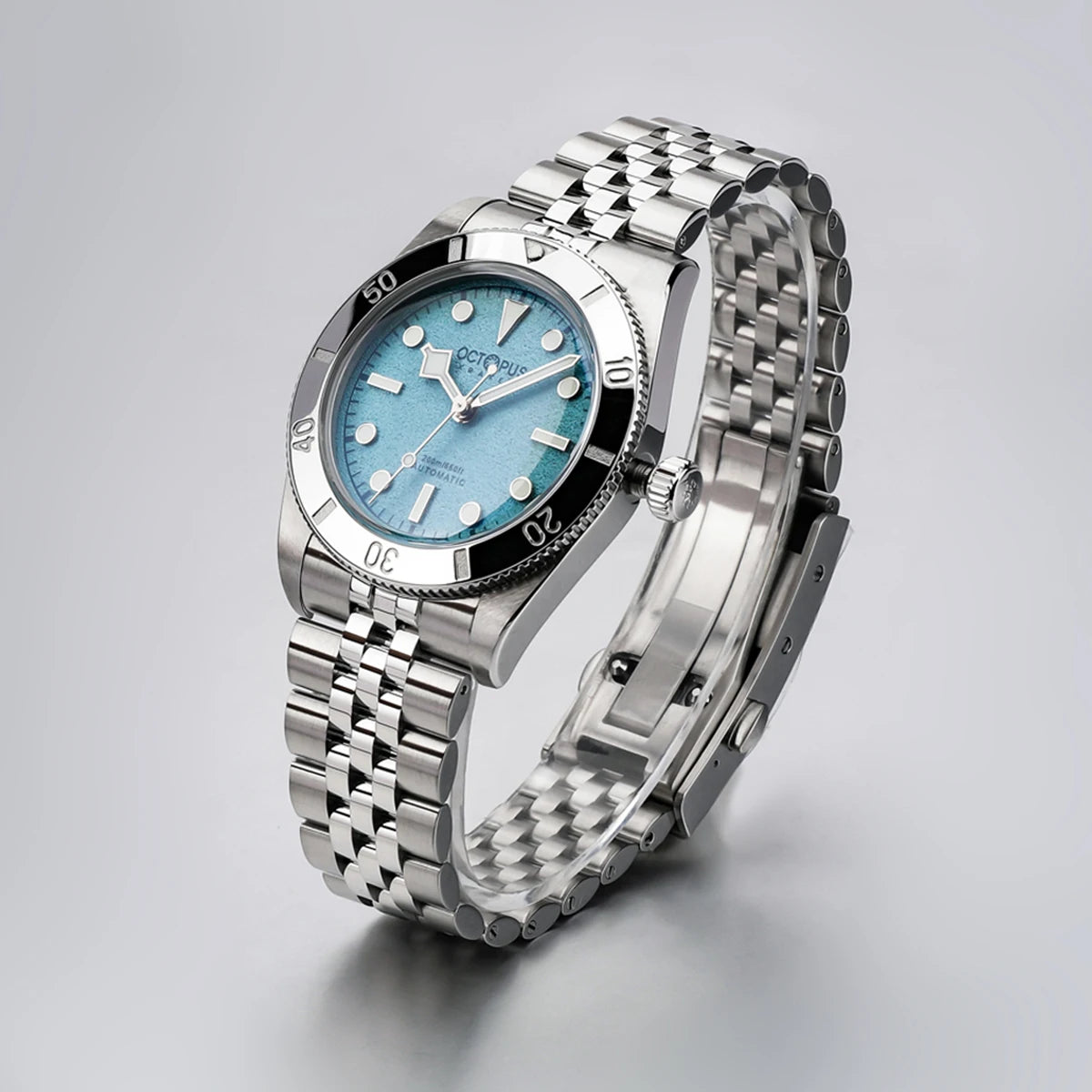 Octopus Kraken 37mm Dive Watch Men BB54 PT5000 Automatic Mechanical Movement Sapphire Crystal Aluminum Bezel STL Bracelet 20Bar