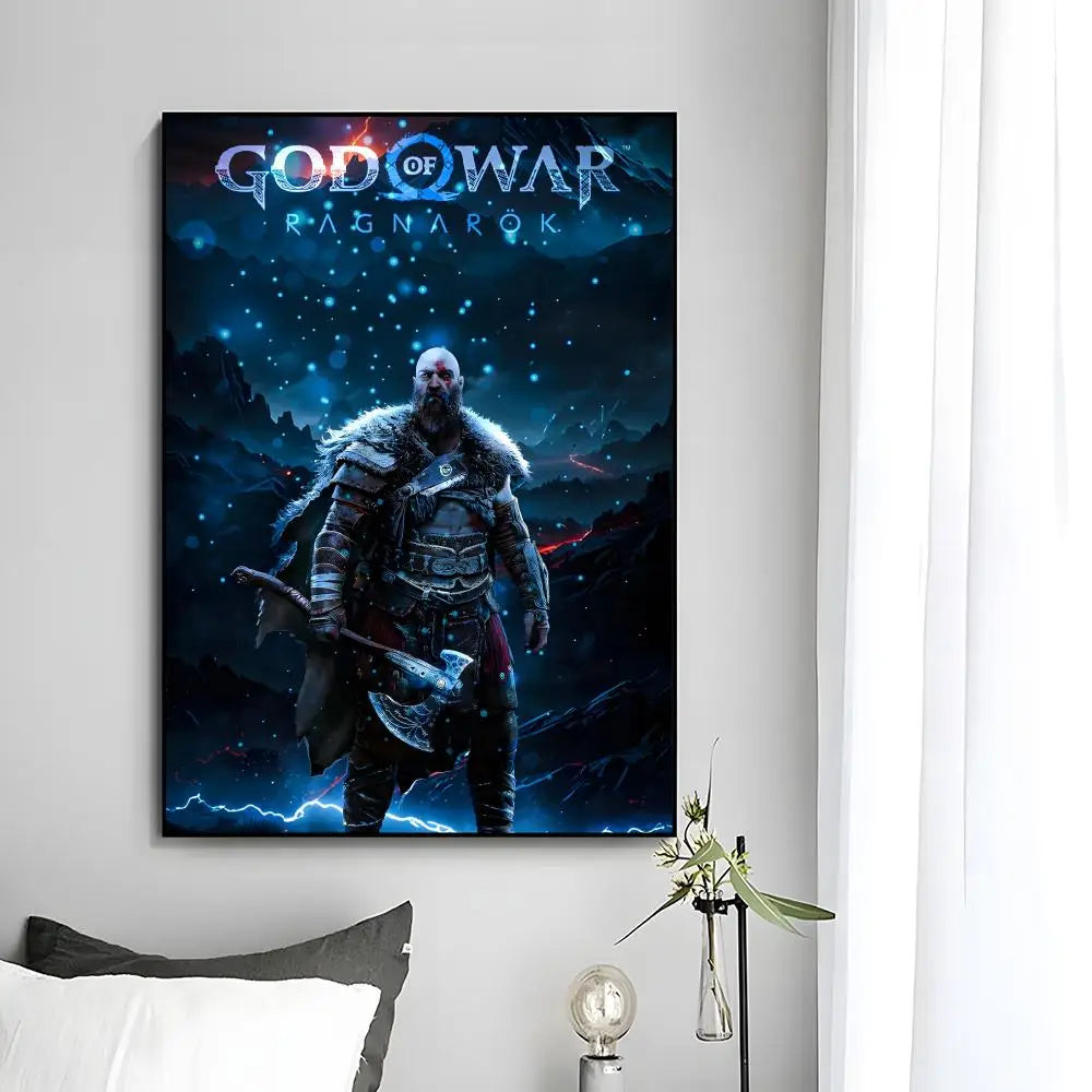 God Of War Poster Wall Art Print Decorative Mural Home Decor Gift Unframed