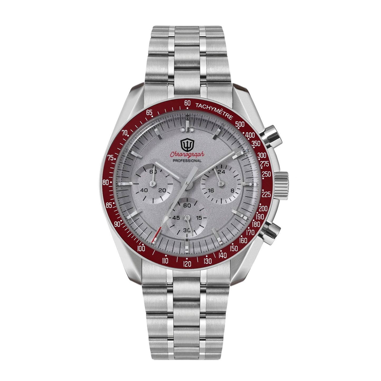 Relógio Masculino Watchdives New Wd1863 Quartz VK63 Chronograph, Safira Abaulada, Impermeável, 39Mm, Aço, Marca Premium, Luxo Business