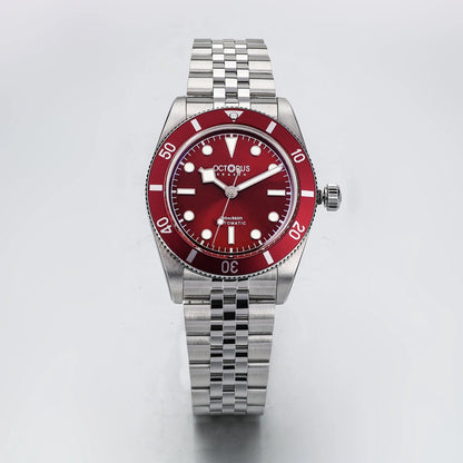 Octopus Kraken 37mm Dive Watch Men BB54 PT5000 Automatic Mechanical Movement Sapphire Crystal Aluminum Bezel STL Bracelet 20Bar