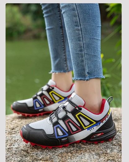 Women’s Waterproof Hiking Shoes Outdoor Sports Shoes Women’s Walking Travel Sports Shoes Bicycle Sports Shoes Running Sports Shoes