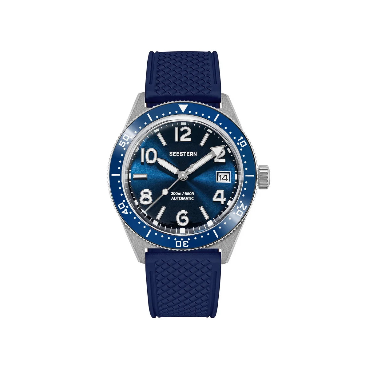 Sugess Diveing Watch of Men Automatic Mechanical Wristwatches 20ATM Waterproof Sapphire NH35A Movement BGW9 Luminous New S434-2