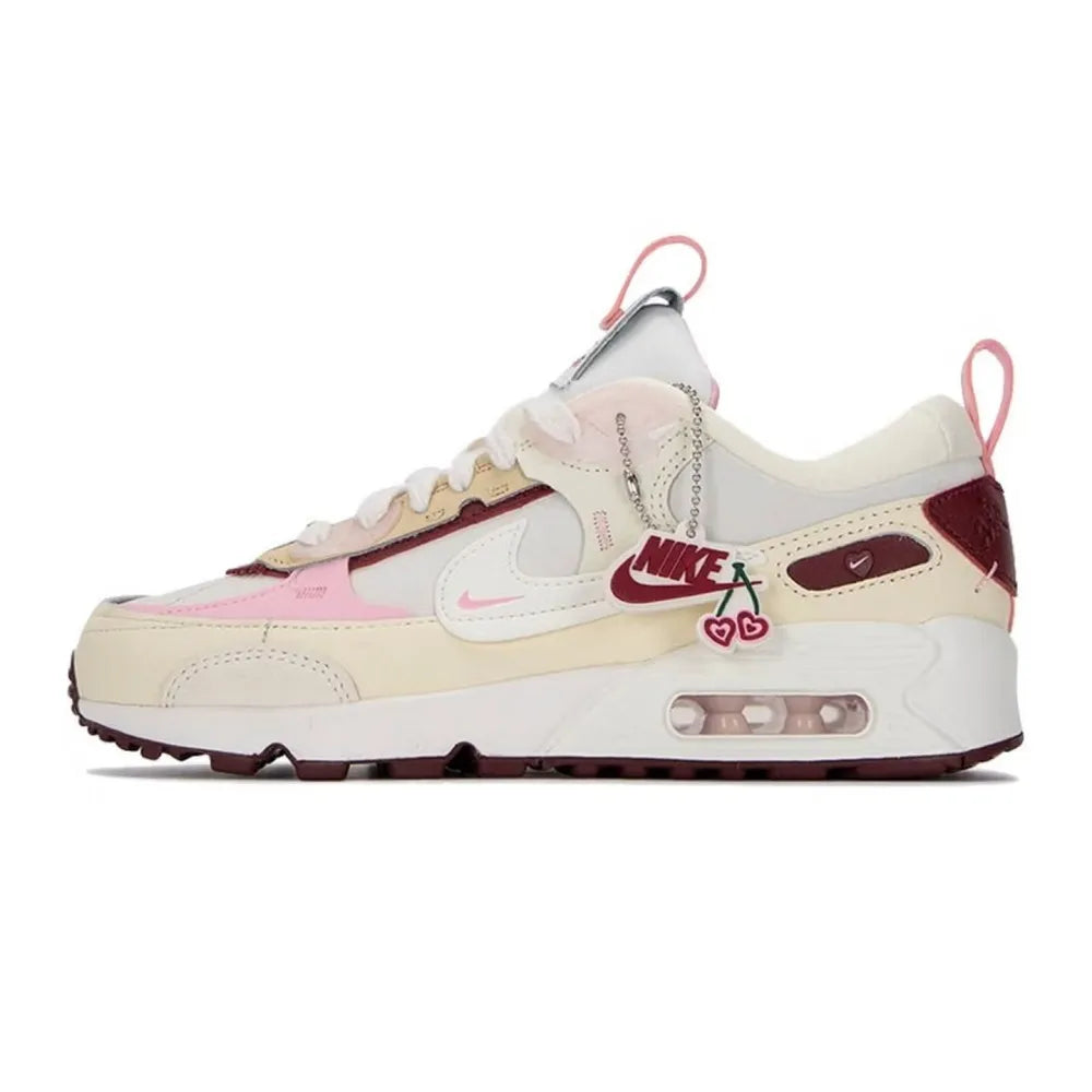 Nike Air Max 90 Classic Women's Running Shoes - Slip-Resistant, Durable, Lightweight, Comfortable for Daily Wear FD4615-111