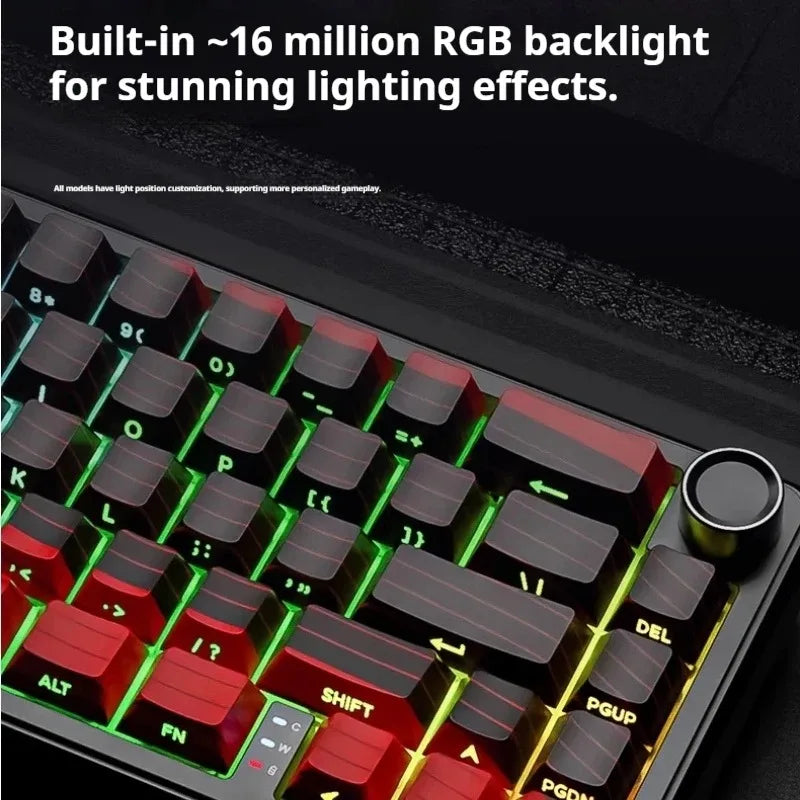 Attack Shark X65 PRO HE Magnetic Switch Keyboards 8K RT 0.001mm Side Engraving Bluetooth Wireless Gaming Keyboards Windows Mac PC
