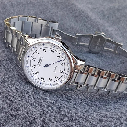 Single needle independent blue needle minimalist fashion personality sapphire mirror waterproof quartz watch for men