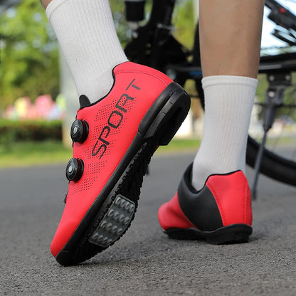 Cycling Sneakers Breathable MTB Shoes Men Women Trail Mountain Bicycle Riding Shoes Sport Road Bike Shoes SPD Pedal Cycle Shoes