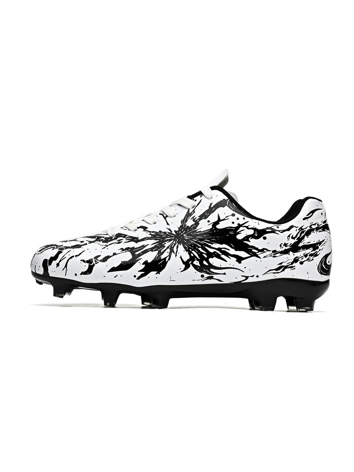Chaussures de football pour hommes, modèle AG FG, design aérodynamique et léger, excellente adhérence, idéales pour les entraînements quotidiens sur gazon et les matchs de l’équipe de football de l’école.
