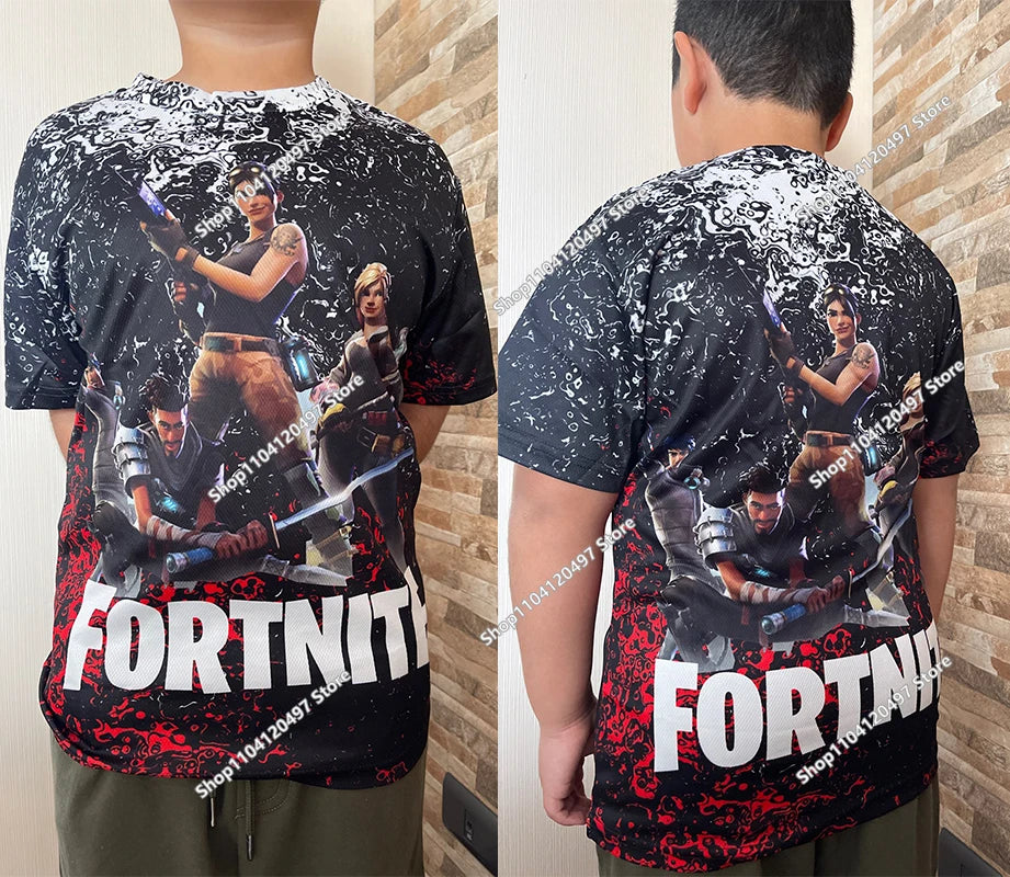 Battle Royale 3D Fortnite T-shirt Tees Men and Women Boys Girls Victory Cartoon Tops Teen Clothes Kids Hero Game Tees Tops