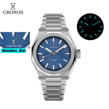 Cronos Luxury Men Watch 36mm Automatic PT5004 Miyota 90S5 Wristwatches Sapphire 10ATM See-through Case Back L6050  reloj hombre