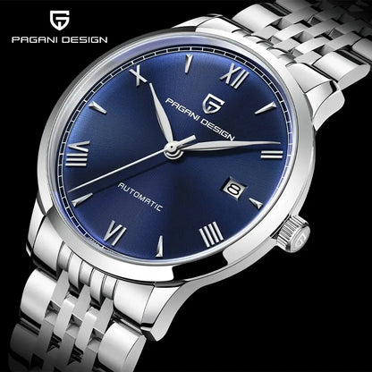 PAGANI DESIGN 40MM Pilot Men Mechanical Watch Luxury Sapphire Glass Automatic Watch 100M Waterproof NH35 Wristwatch For Men