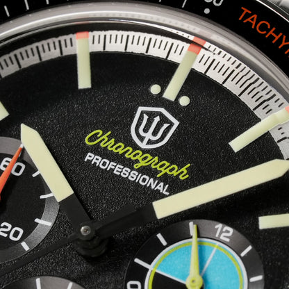 Watchdives WD1863 39mm VK63 Chronograph Watch OTF Clasp Sweep Quartz Movement Sapphire Luminous 100m Waterproof Watches