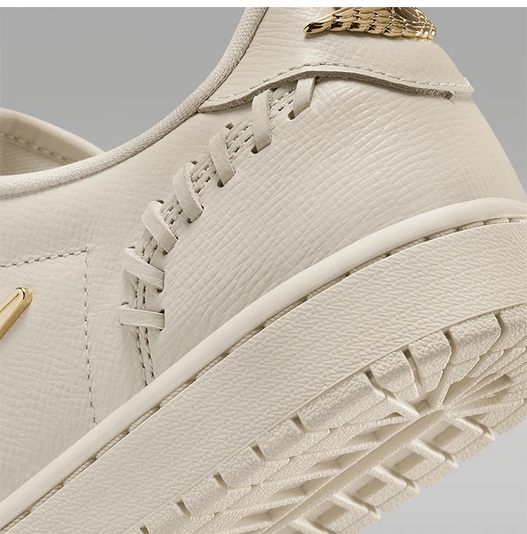 Nike Authentic Air Jordan 1 MM Low Small Gold Hook Women's Sneakers FN5032-200