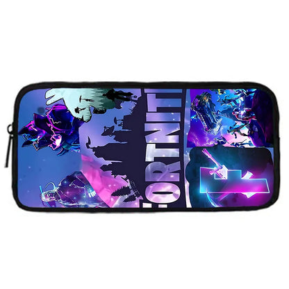 Child School Backpack with Lunch Bags, Pencil Bags, Hot Game Design-F-FortniteS School Bags for Boys Girls Best Gift