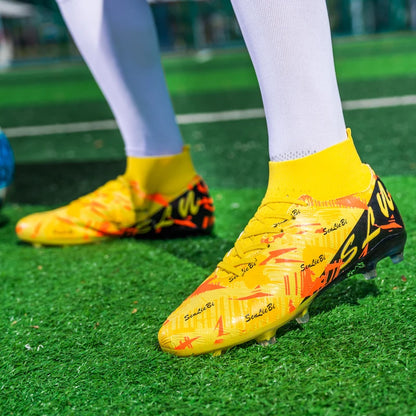 Brand Fashion Football Sneakers for Men Women Professional Field Boot Big Size 46 Long Spikes Soccer Cleats Men botas de futbol
