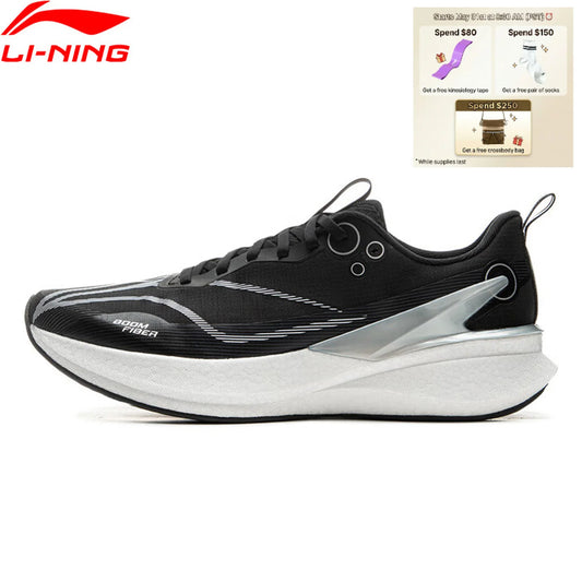 Li-Ning Men's RED HARE 8 PRO Racing Running Shoes BOOM FIBER Cushion Stable Anti-Slip Wearable Sneakers ARPV003 ARPV015 ARPW001