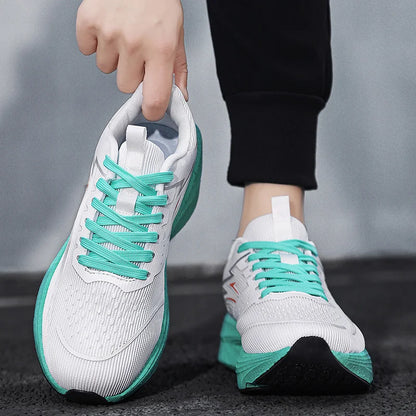 Zapatillas de running modernas para hombre y mujer, calzado deportivo casual cómodo y transpirable, zapatillas juveniles para deportes al aire libre y caminar