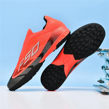 Nouvelles chaussures de football pour hommes, chaussures de sport, chaussures de soccer, haute qualité, ultralégères, haute tige, respirantes, futsal, antidérapantes, pour match en extérieur