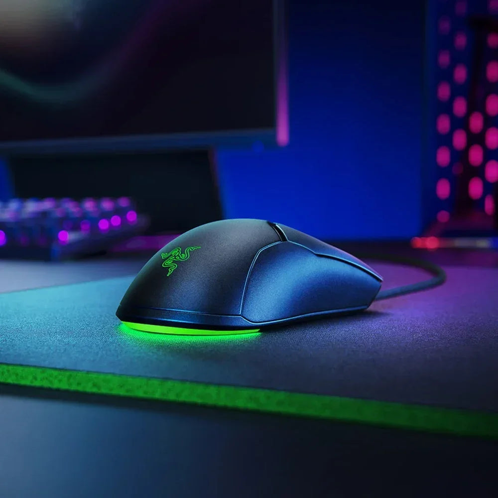 Razer REGALO DI CAPODANNO regalo Thunder Snake Viper Mini mouse gaming cablato per computer e laptop Esports con luce RGB, mouse per mani piccole