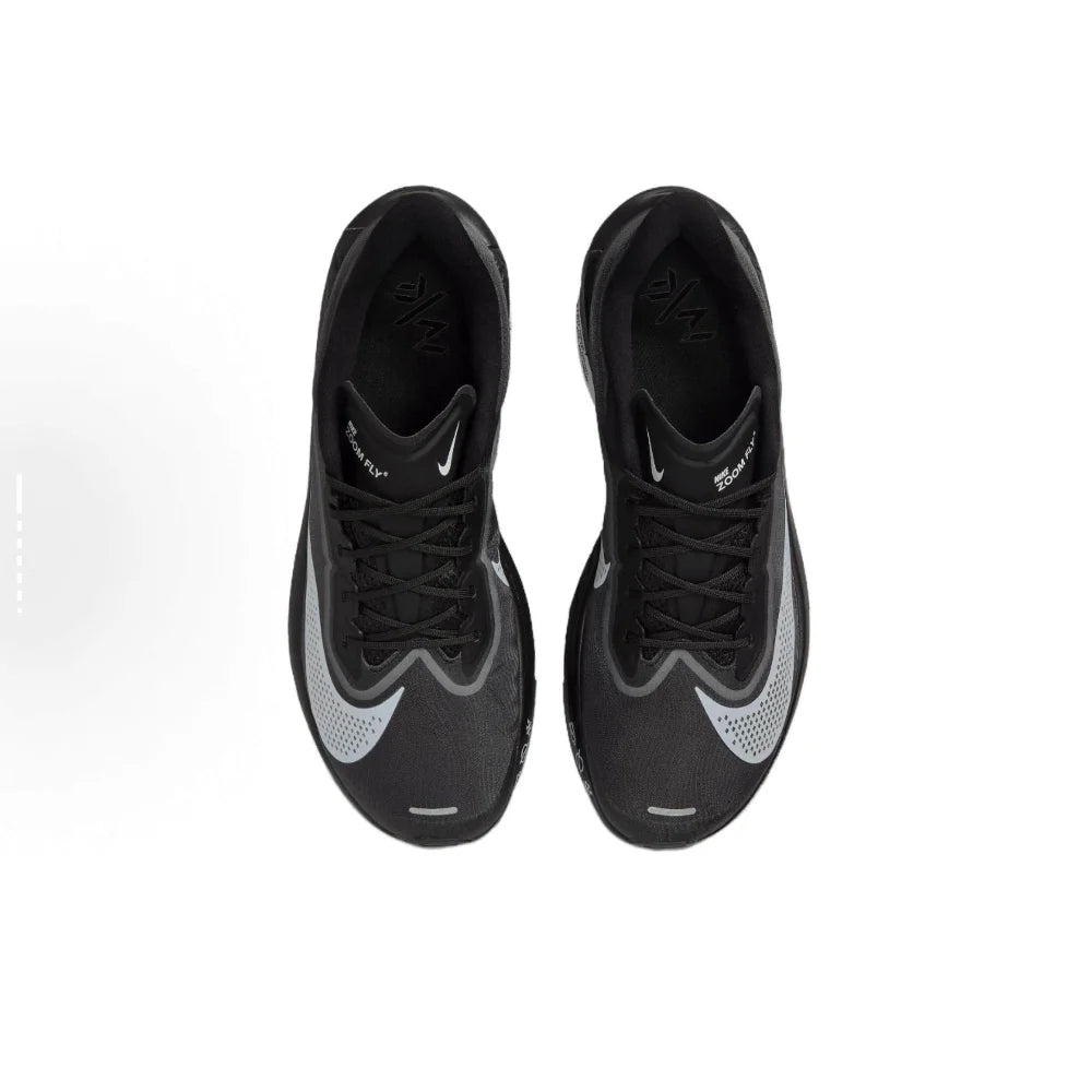 Nike Zoom Fly 6 Bekväma låga, halkfria och slitstarka löparskor för män, svart/grå FN8454-001