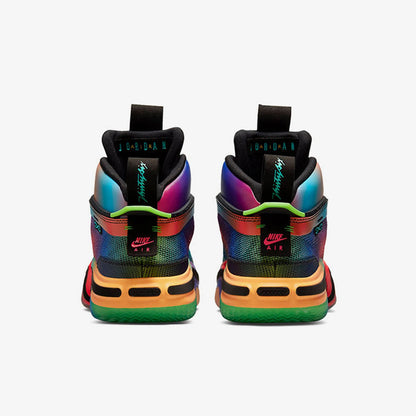 Sapatilhas de Basquetebol Nike Authentic Jordan Unissexo Rainbow Mid-Top Duráveis DN4200-064