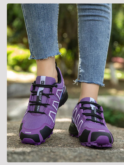 Women’s Waterproof Hiking Shoes Outdoor Sports Shoes Women’s Walking Travel Sports Shoes Bicycle Sports Shoes Running Sports Shoes