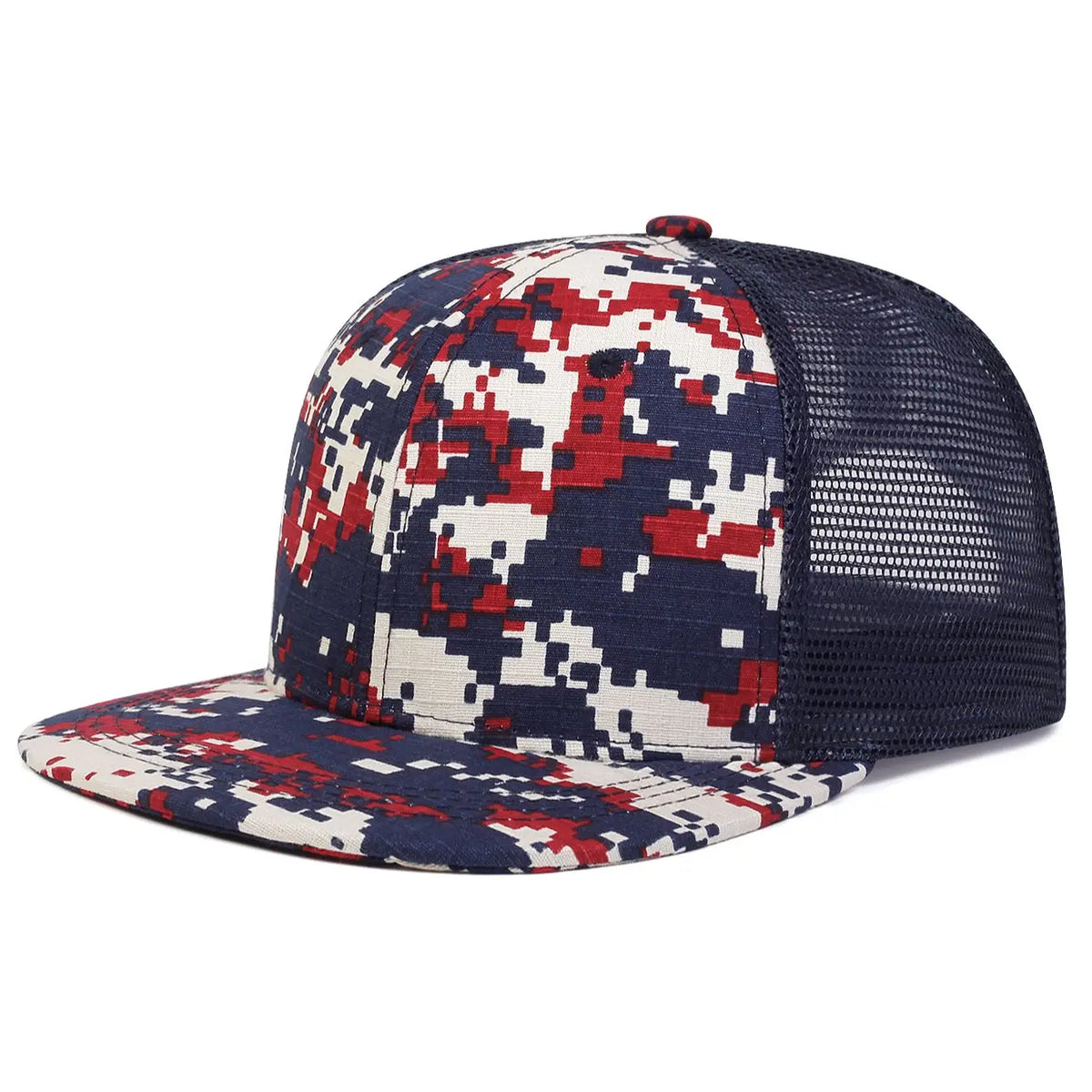 Modische Hip-Hop-Baseballkappe mit kariertem Muster, Trucker-Caps, Baumwoll-Snapback-Kappe, Outdoor-Sonnenhüte, Sport- und Freizeitkappen