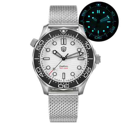 Watchdives 42mm Titanium Dive Watch NTTD VH31 Sweep Second Quartz Movement 200m Waterproof Super Luminous Men Watches