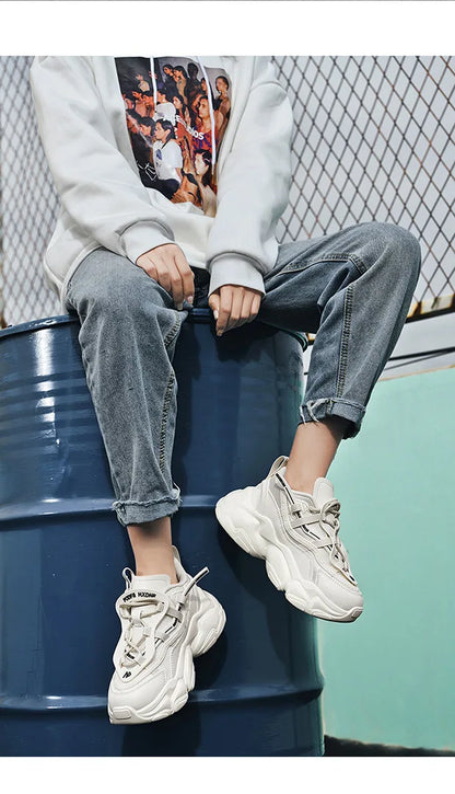 chaussure homme Baskets de luxe pour hommes, chaussures de course respirantes et décontractées, mocassins à la mode