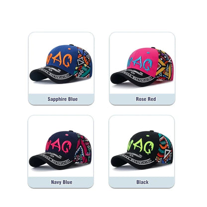 Nuovo cappellino da baseball casual alla moda con ricamo e stampa lettering, protezione solare per esterni