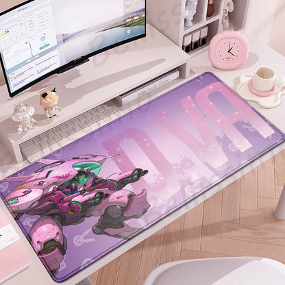 Gaming Accessories Overwatch D.Va Mouse Pad Large Keyboard Mousepad PC Cabinet Deskmat XXL Extended Mats Gamer Mousepad