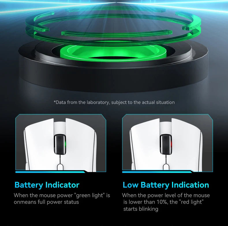 Rato sem fios Attack Shark R1 Bluetooth Gaming, rato viral avaliado por influencers, sensor PAW3311, taxa de atualização de 1000Hz