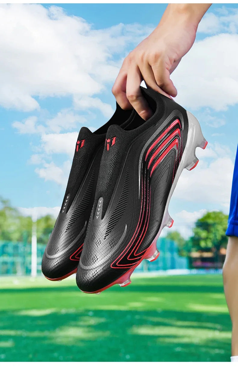 Nouvelles chaussures de football pour hommes TF/FG, chaussures de football professionnelles de haute qualité, chaussures de futsal unisexes pour femmes, vente chaude, crampons ultralégers, baskets.