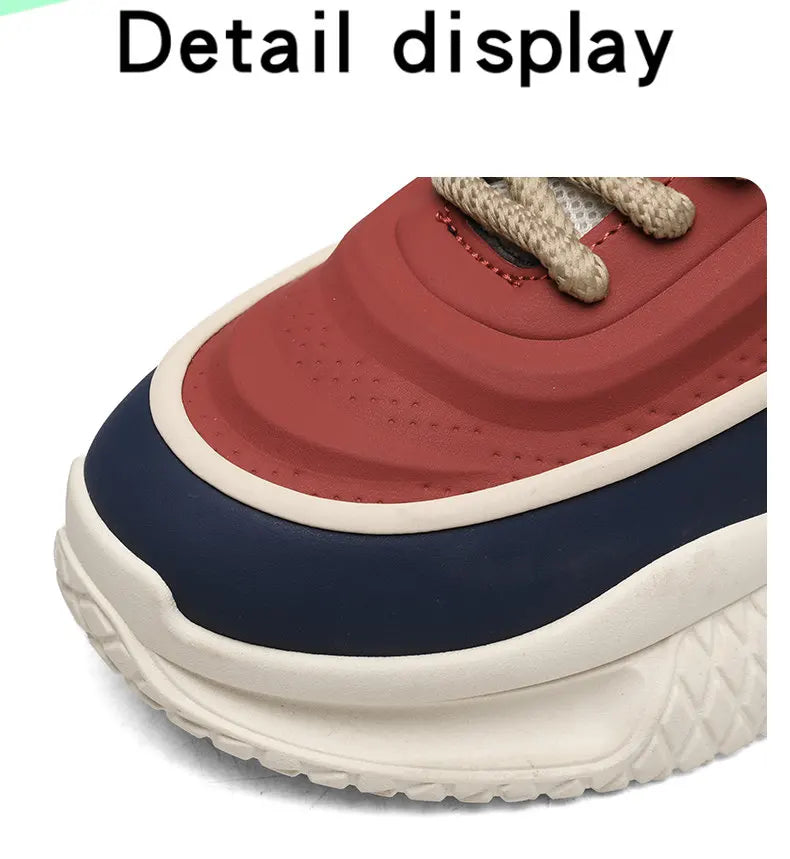 Men's Casual Sports Shoes, Fashionable Thick Soled Skateboarding Shoes, Trendy and Comfortable Men's Shoes Suitable for Outdoor