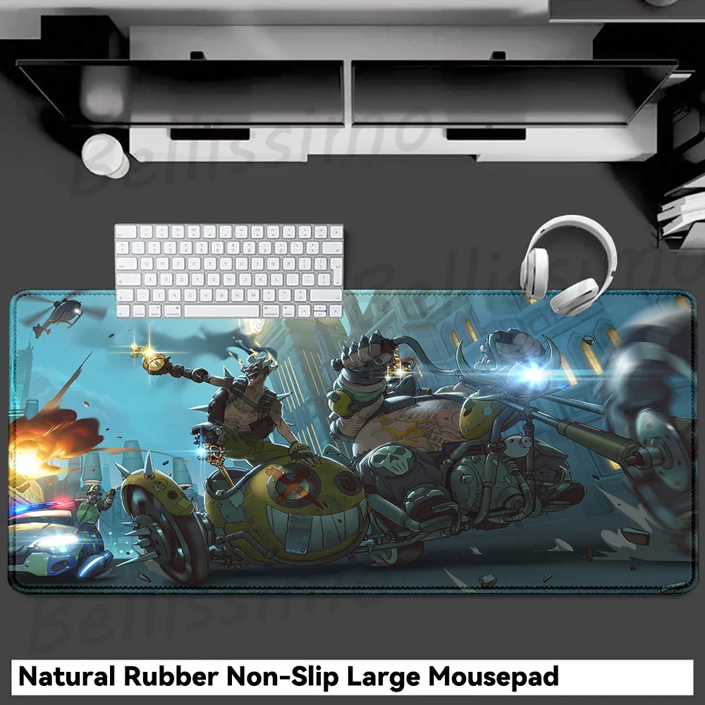Gaming Accessories Overwatch D.Va Mouse Pad Large Keyboard Mousepad PC Cabinet Deskmat XXL Extended Mats Gamer Mousepad