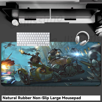 Gaming Accessories Overwatch D.Va Mouse Pad Large Keyboard Mousepad PC Cabinet Deskmat XXL Extended Mats Gamer Mousepad