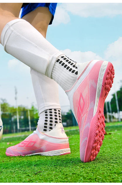 Men New Indoor TF Football Boots High Quality Training Original Male Breathable Non Slip Soccer Shoes Turf Futsal Football Shoes