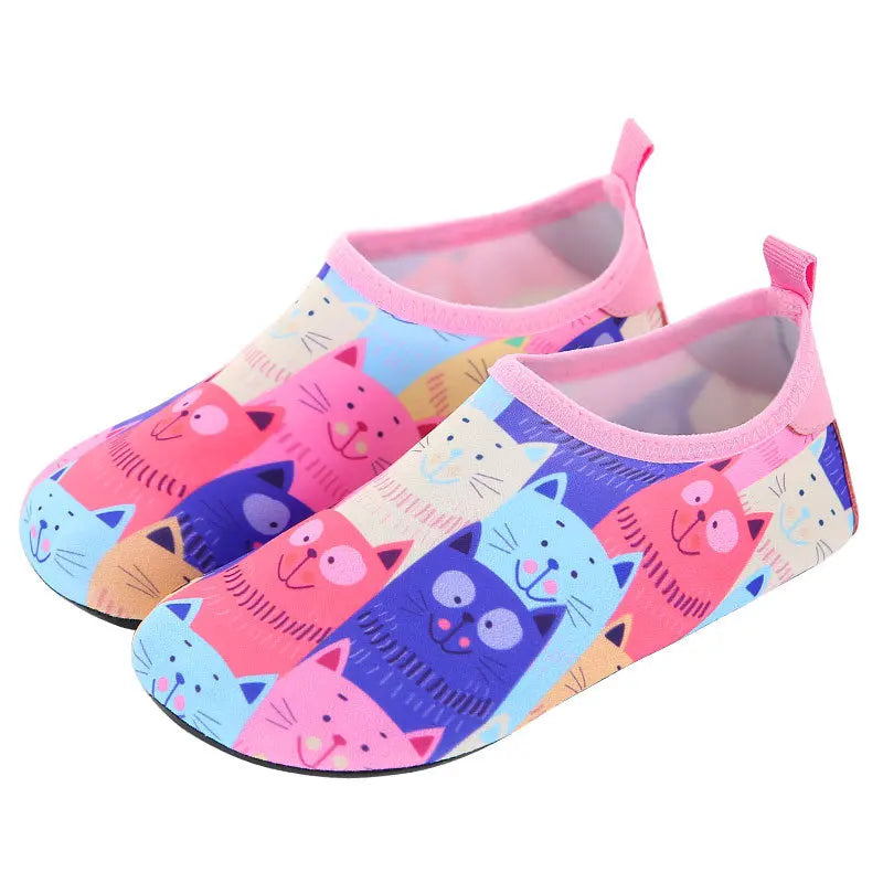 Boys Girls Soft Foldable Water Shoes Kids Beach Summer Outdoor Wading Shoes Swimming Surf Sea Slippers Quick-Dry Aqua Shoes