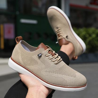 Mocasines deportivos de malla para hombre, calzado antideslizante de corte bajo, zapatos casuales deportivos, superventas, zapatos de diseño 2025