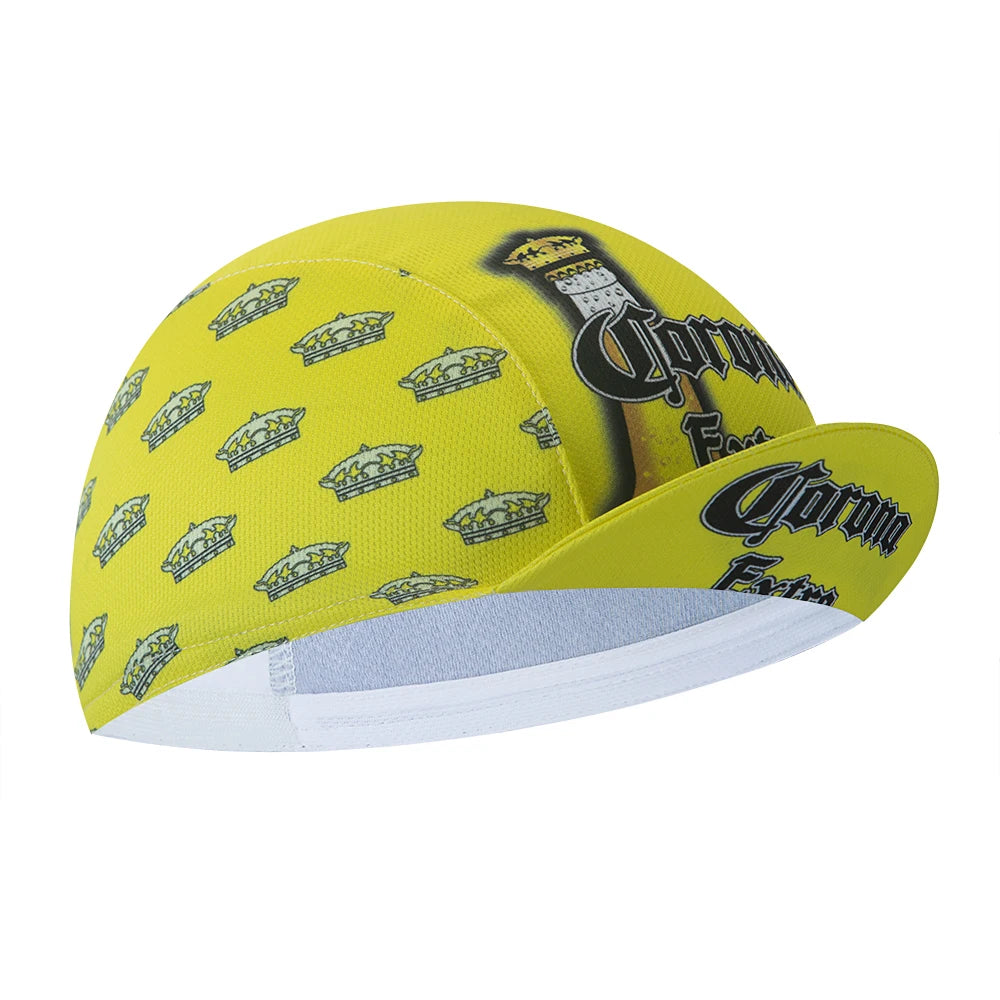 Boné de Ciclismo Beer para Desporto ao Ar Livre, Boné de Equipa para Bicicleta, Respirável, Proteção Solar de Verão, Unissexo