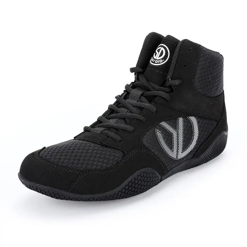 2026 New Trend Wrestling Sneakers Men Breathable Gym Training Shoes Non-Slip Men's Fighting Shoes Mid-Top Boxing Shoes for Men