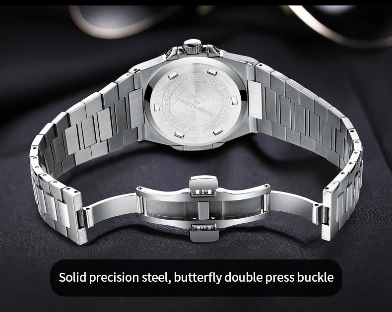 Specht & Söhne New Arrivals Mens Watch Rose Gold 5711 Classic Sports Watches Ultrathin Stainless Steel Sapphire 50M Waterproof