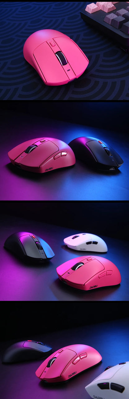 DAREU Wireless Gaming Mouse 8kHz Polling Rate AIM-750 (3950) 30000 DPI Tri-Mode Mouse Gamer 60g with Charging Base