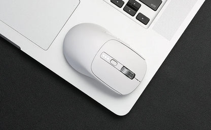 Wireless Mouse Bluetooth Compatible 5.2 USB 2.4Ghz Mice Ergonomic Wireless Office Mouse for iPad MacBook Tablet Laptop Computer